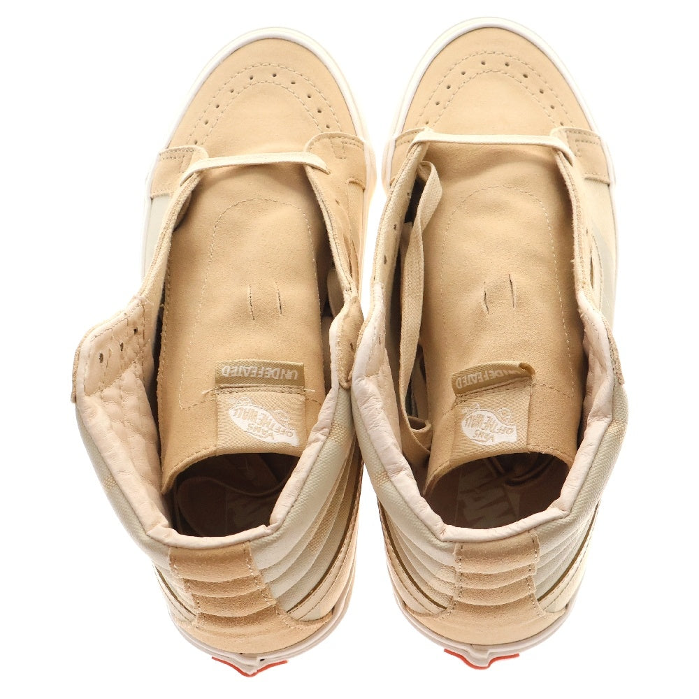 VANS(ヴァンズ) ×UNDEFEATED Sk8-Hi Desert Khaki アンディフィーテッド スケート ハイカットスニーカー ベージュ US10/28cm VN0A36C7PQ6