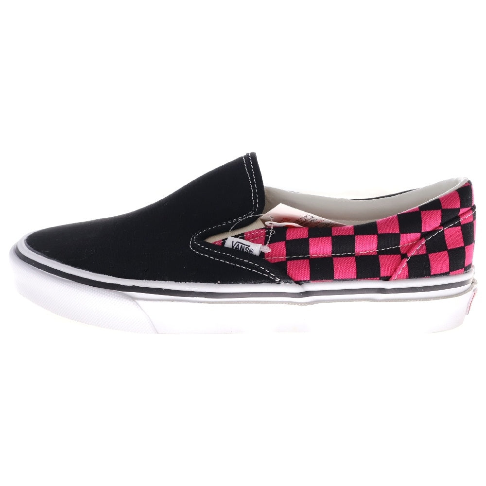 VANS(ヴァンズ) ×BILLYS V98R BILLYS 3rd ANNIVERSARY SLIP ON ビリーズ 3周年記念 スリッポン ローカットスニーカー ブラック/ホワイト/ピンク US10/28cm 564955-0001