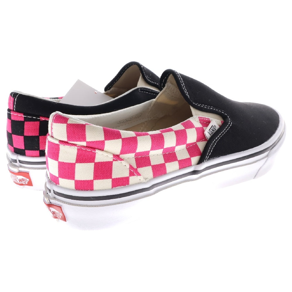 VANS(ヴァンズ) ×BILLYS V98R BILLYS 3rd ANNIVERSARY SLIP ON ビリーズ 3周年記念 スリッポン ローカットスニーカー ブラック/ホワイト/ピンク US10/28cm 564955-0001