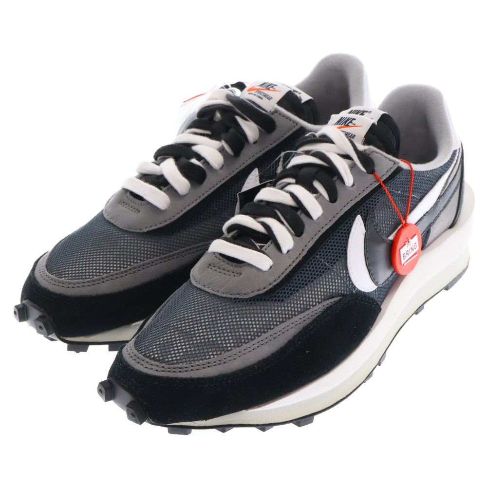 NIKE(ナイキ) ×Sacai LDWAFFLE サカイ エルディーワッフル ローカットスニーカー ブラック/ホワイト US8.5/26.5cm BV0073-001