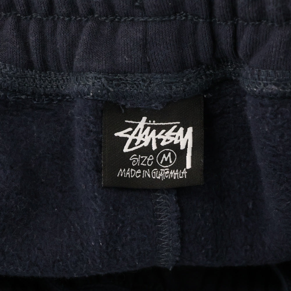 STUSSY(ステューシー) STOCK LOGO SWEATPANT ストック ロゴ刺繍 スウェットパンツ ネイビー