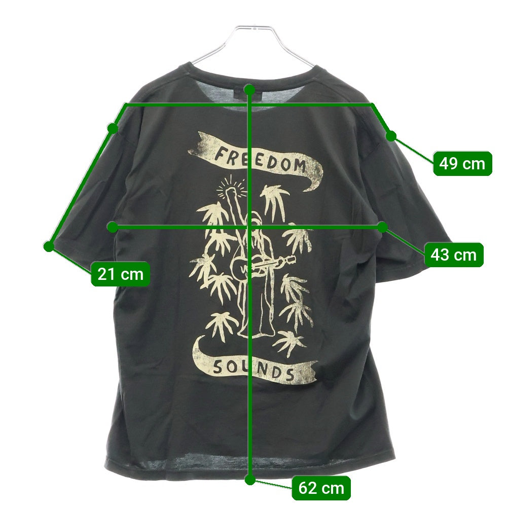WACKO MARIA(ワコマリア) 初期 FREEDOM SOUNDS バックプリント 半袖Tシャツ カットソー ブラック