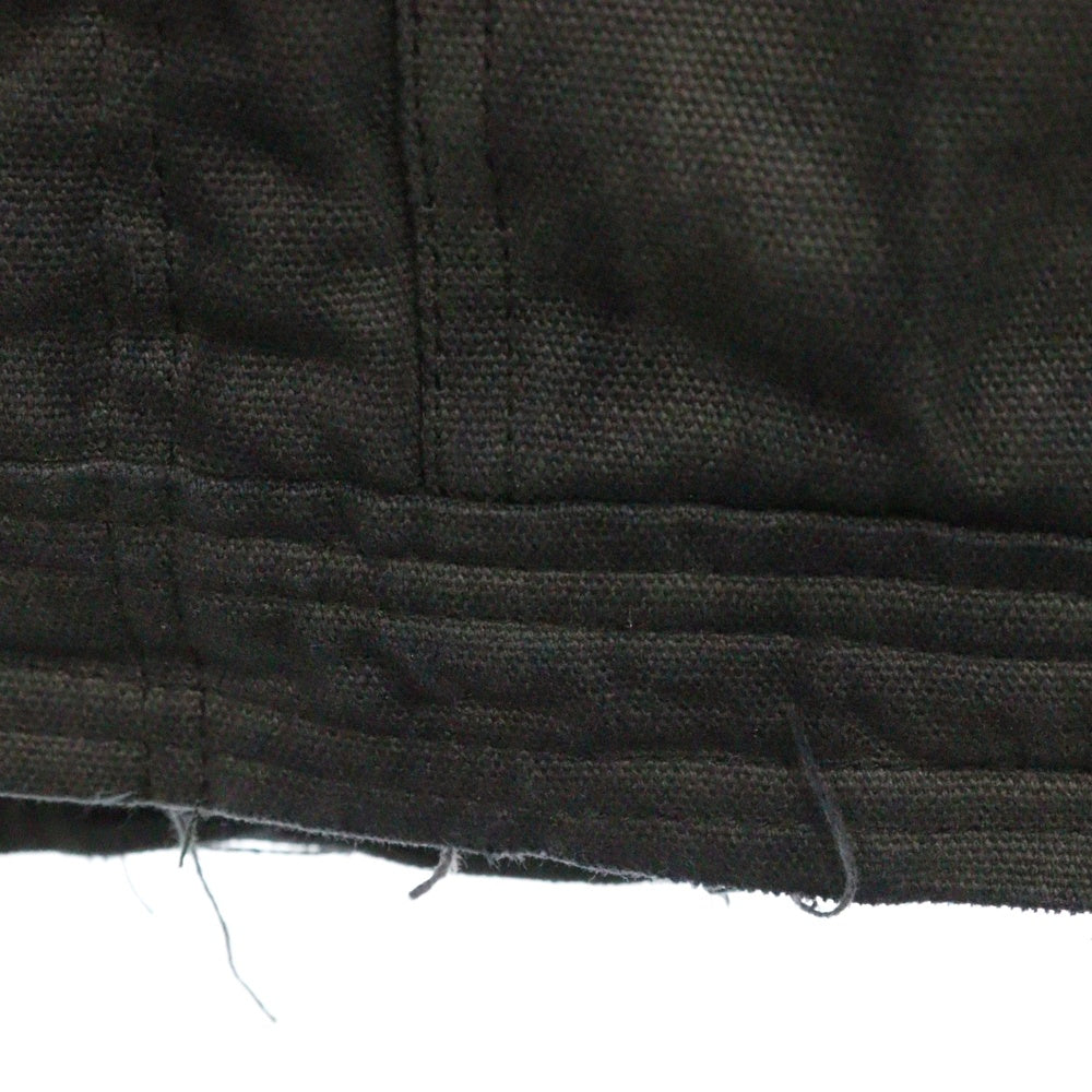 HUF(ハフ) 24AW CANVAS JACKET キャンバス 裏地キルティング ダックジャケット ネイビー
