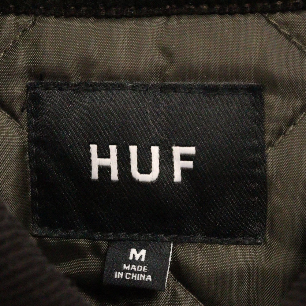 HUF(ハフ) 24AW CANVAS JACKET キャンバス 裏地キルティング ダックジャケット ネイビー