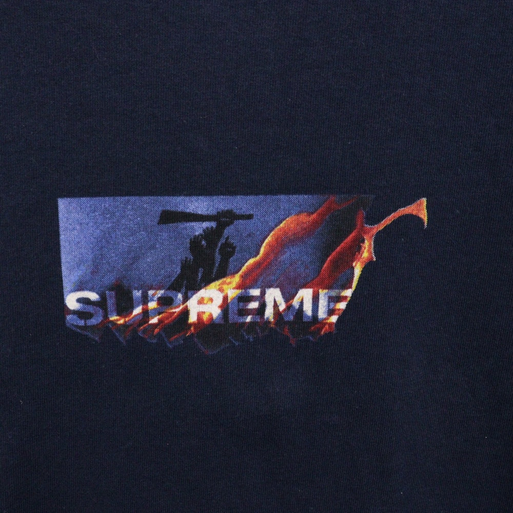 SUPREME(シュプリーム) 1998 Exodus Supreme Tee 初期 エクソダス シュプリーム 半袖Tシャツ カットソー ネイビー