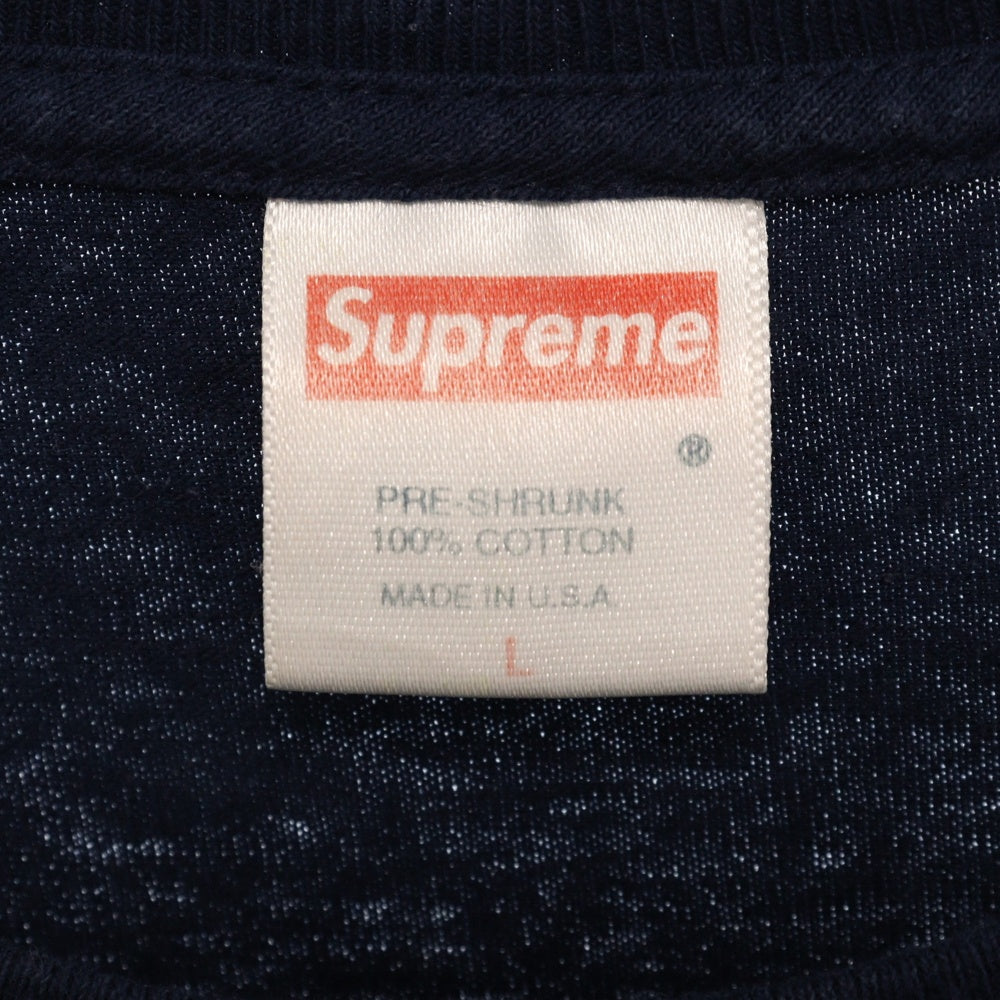 SUPREME(シュプリーム) 1998 Exodus Supreme Tee 初期 エクソダス シュプリーム 半袖Tシャツ カットソー ネイビー