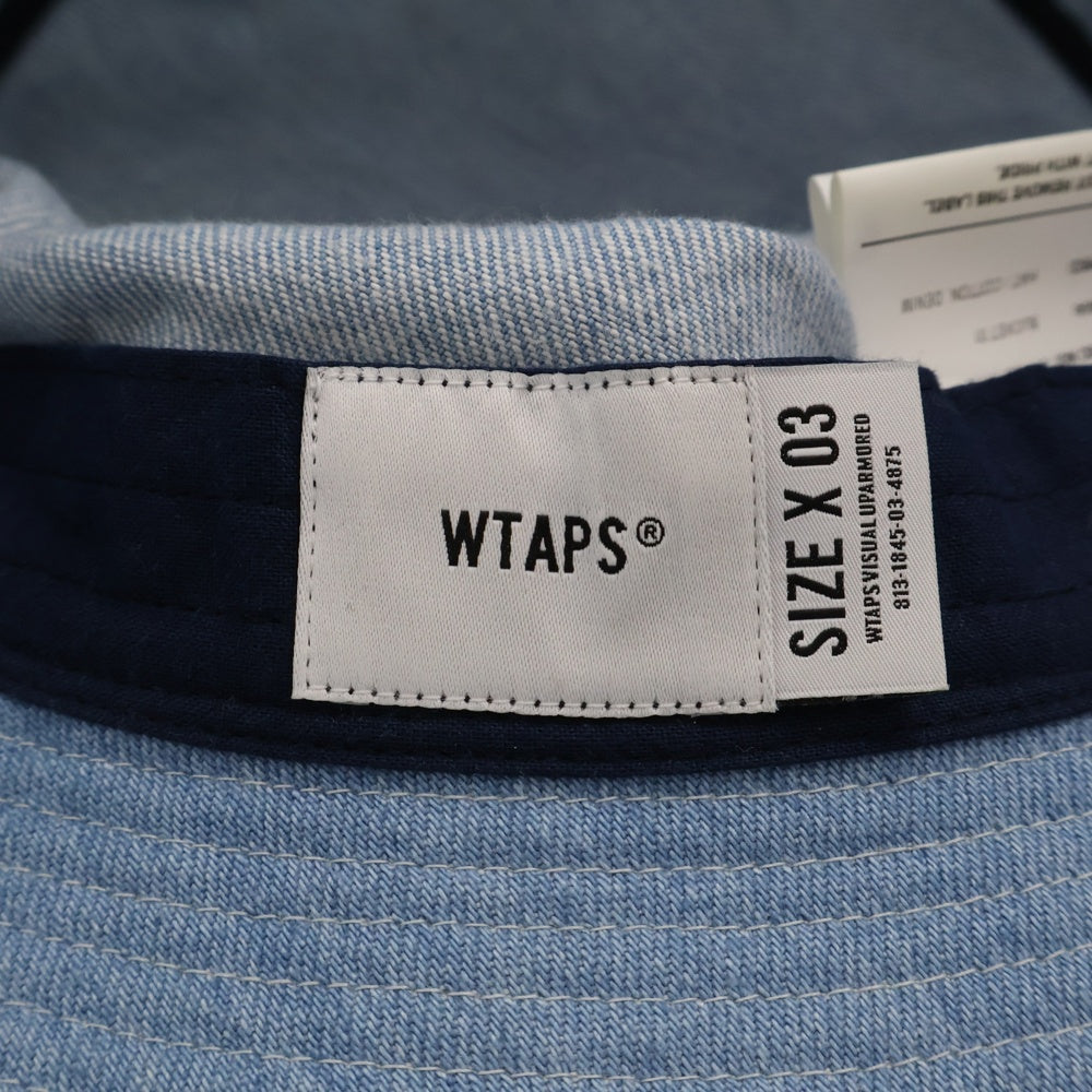 WTAPS(ダブルタップス) 21SS BUCKET 01 HAT COTTON DENIM デニム バケットハット インディゴ 211HCDT-HT13