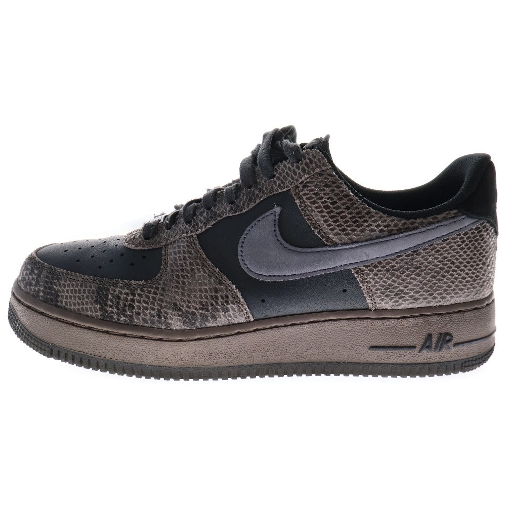 NIKE(ナイキ) AIR FORCE 1 07 LV8 エア フォース ローカットスニーカー スネーク US10.5/28.5cm グレー/ブラック CI5766-994