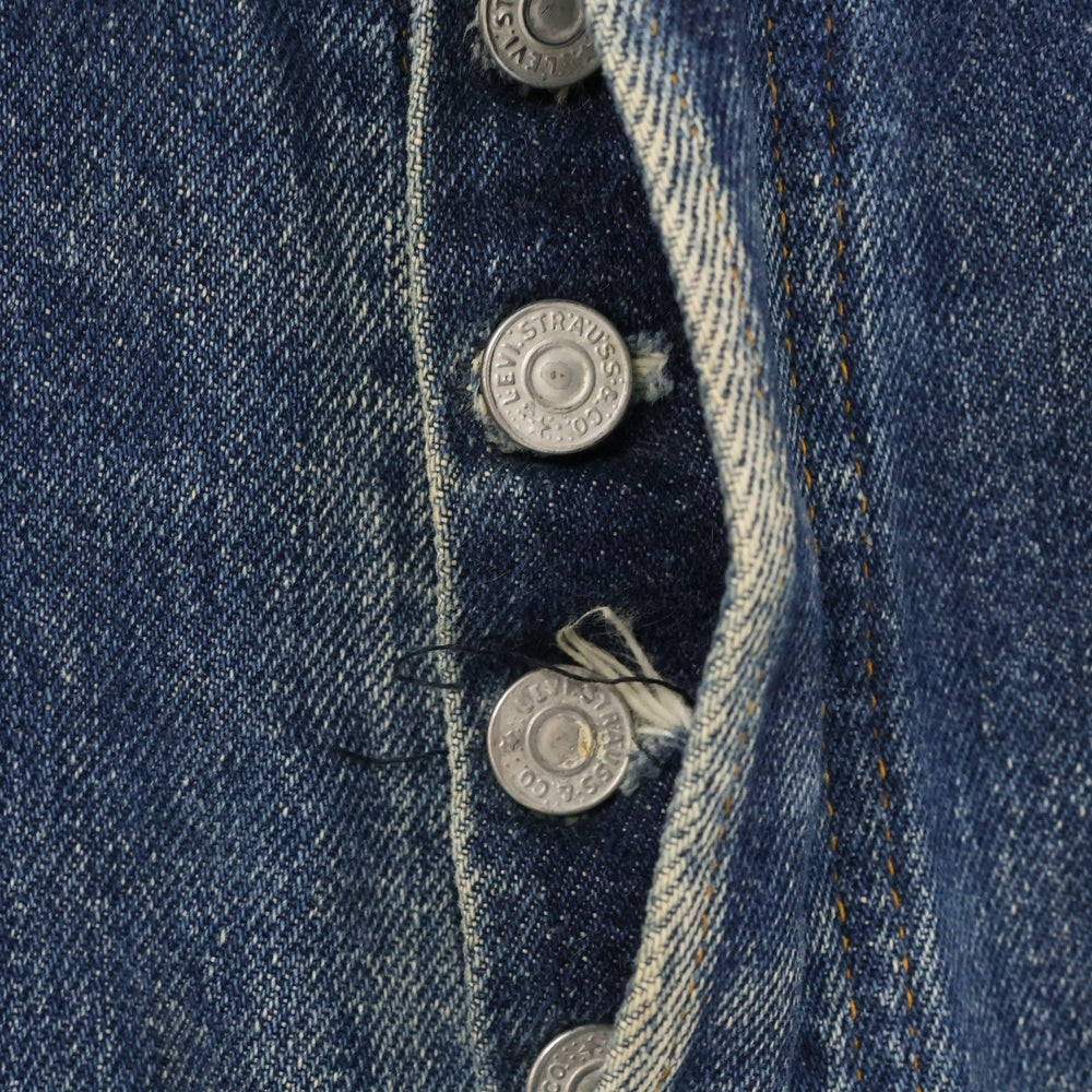 Levi's(リーバイス) 70s VINTAGE 501 66前期 ボタン裏刻印6 スモールe ボタンフライデニムパンツ インディゴ