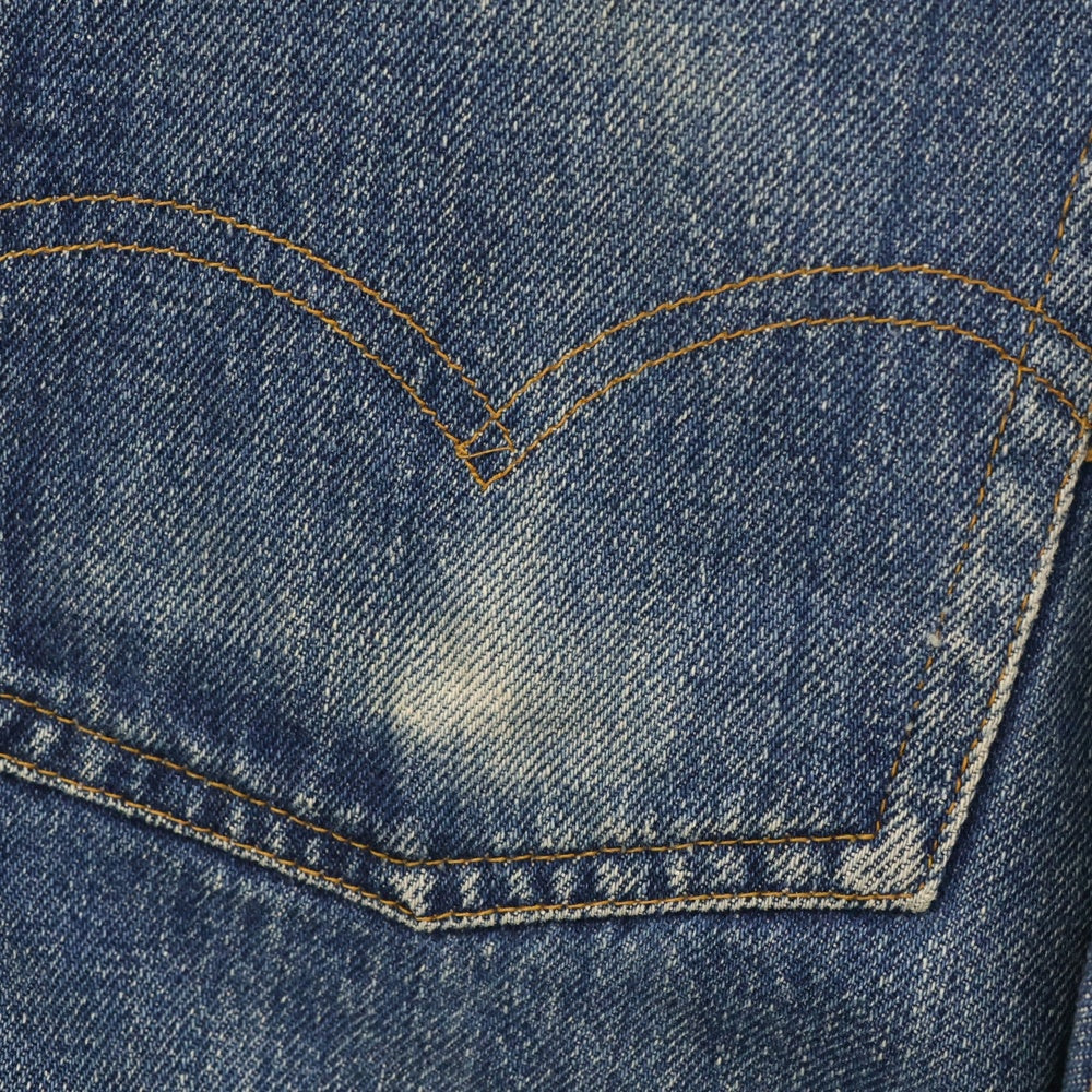 Levi's(リーバイス) 70s VINTAGE 501 66前期 ボタン裏刻印6 スモールe ボタンフライデニムパンツ インディゴ