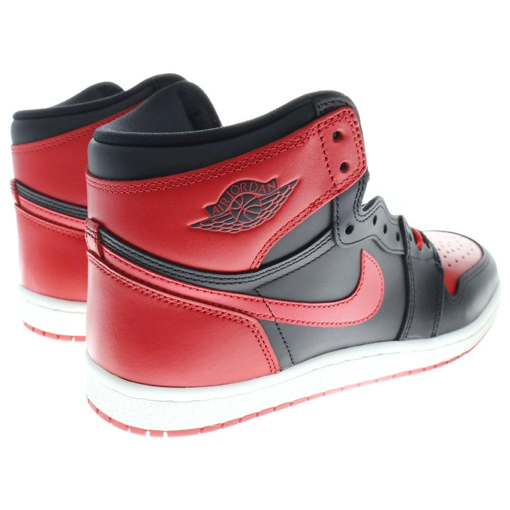 NIKE(ナイキ) AIR JORDAN 1 HIGH 85 BRED エアジョーダン 1 ブレッド ハイカットスニーカー レッド/ブラック US10/28cm HV6674-067