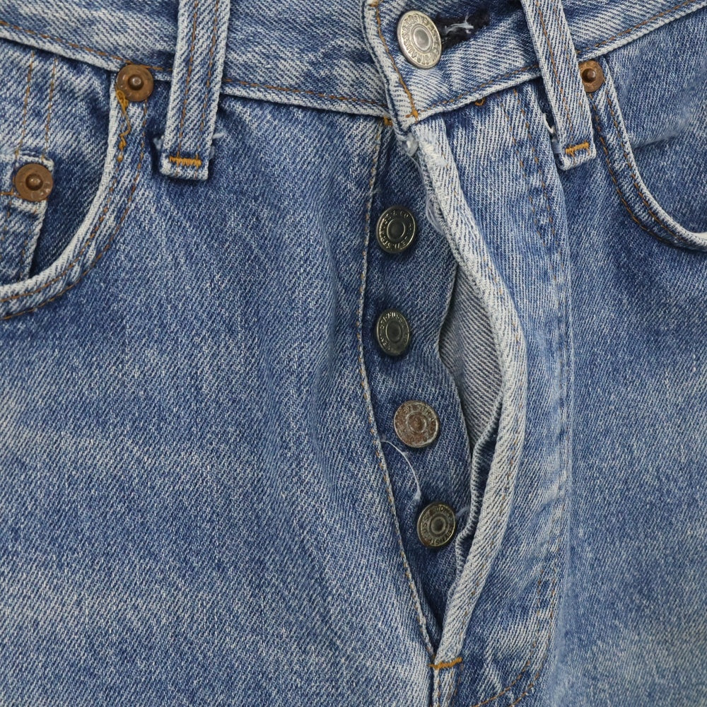 Levi's(リーバイス) 80s VINATGE ヴィンテージ ボタン裏524 501 スモールe ボタンフライ デニムパンツ ブルー
