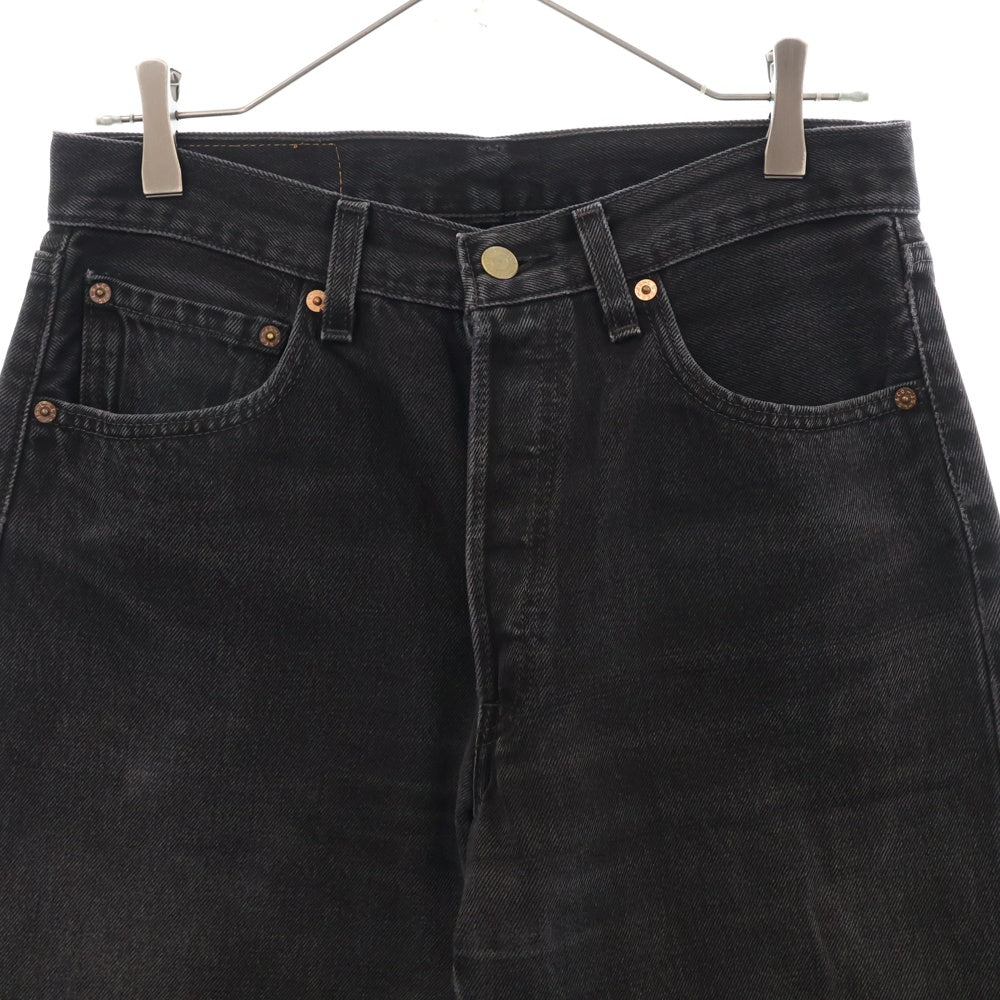 Levi's(リーバイス) ボタン裏553 501 スモールe ボタンフライ デニムパンツ ブラック