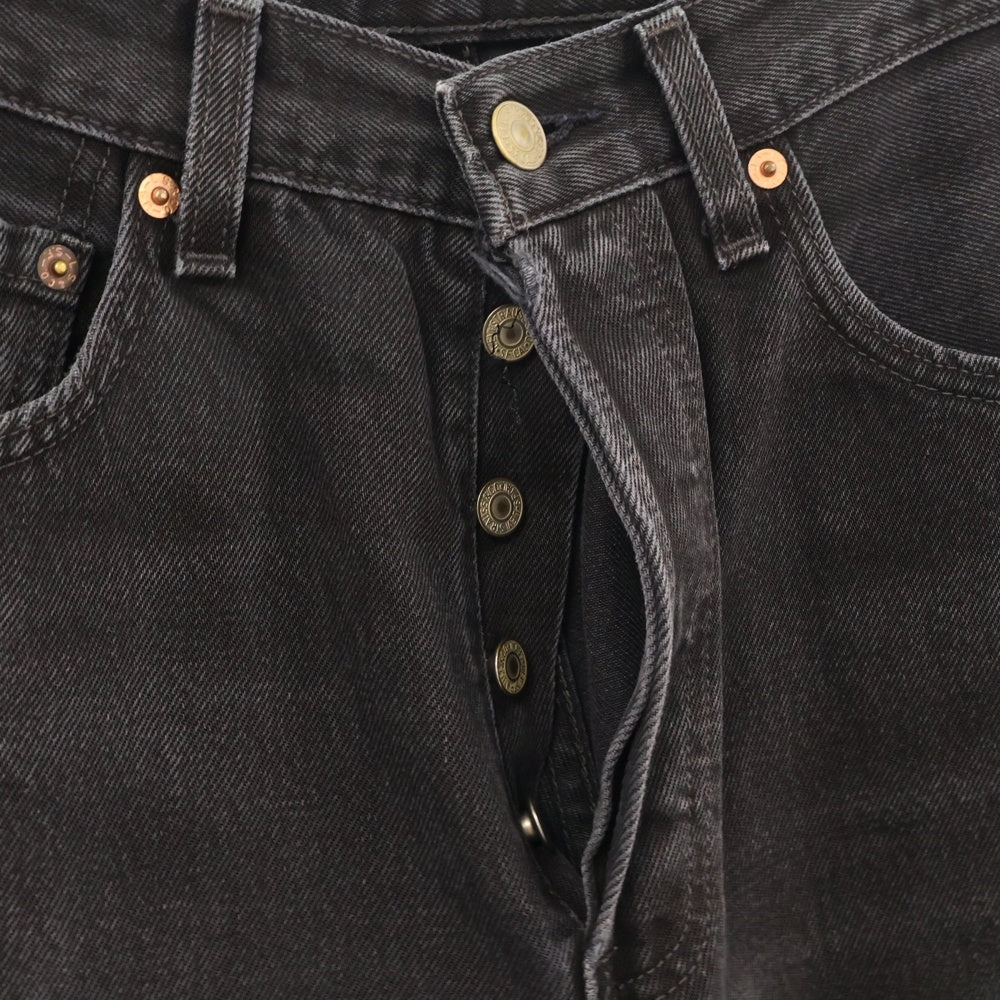 Levi's(リーバイス) ボタン裏553 501 スモールe ボタンフライ デニムパンツ ブラック