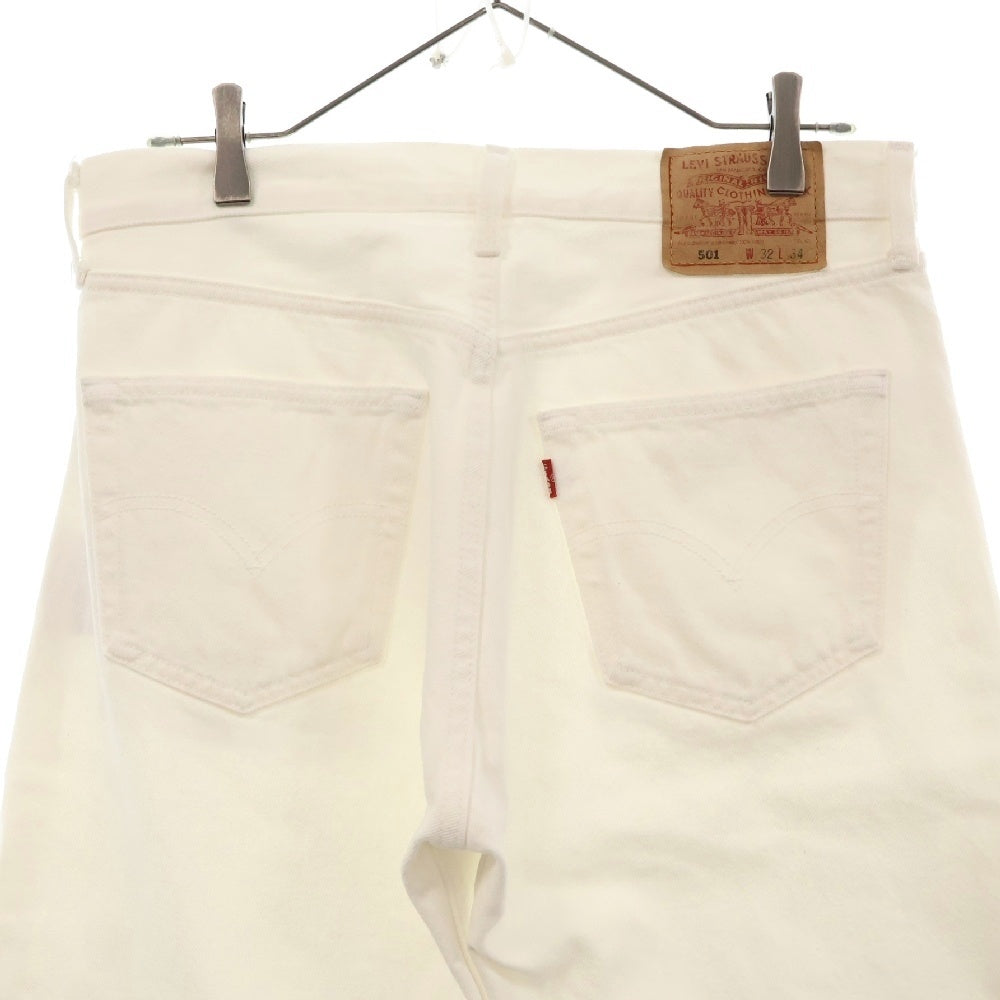 Levi's(リーバイス) 90s ボタン裏359 501 スモールe ボタンフライ デニムパンツ ホワイト