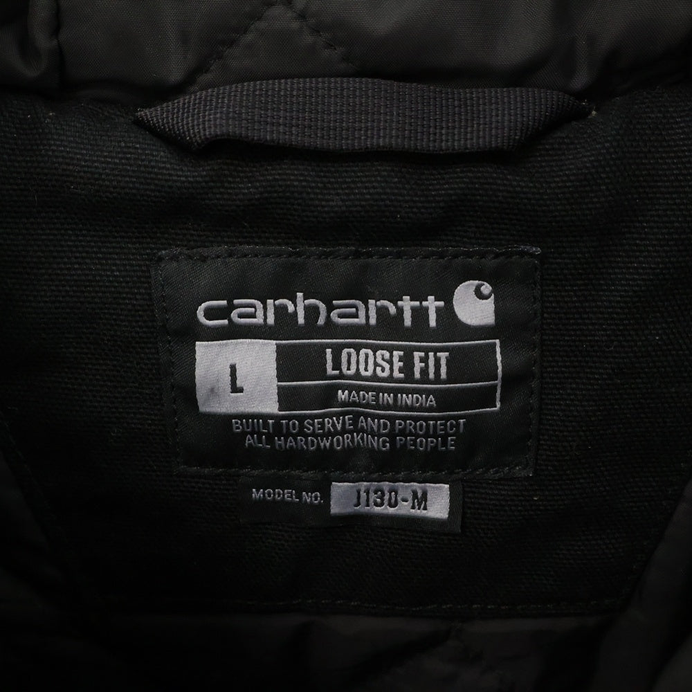 CARHARTT(カーハート) LOOSE FIT ACTIVE JACKET ルーズフィット アクティブ フーディー ジップアップジャケット ブラック J130-M
