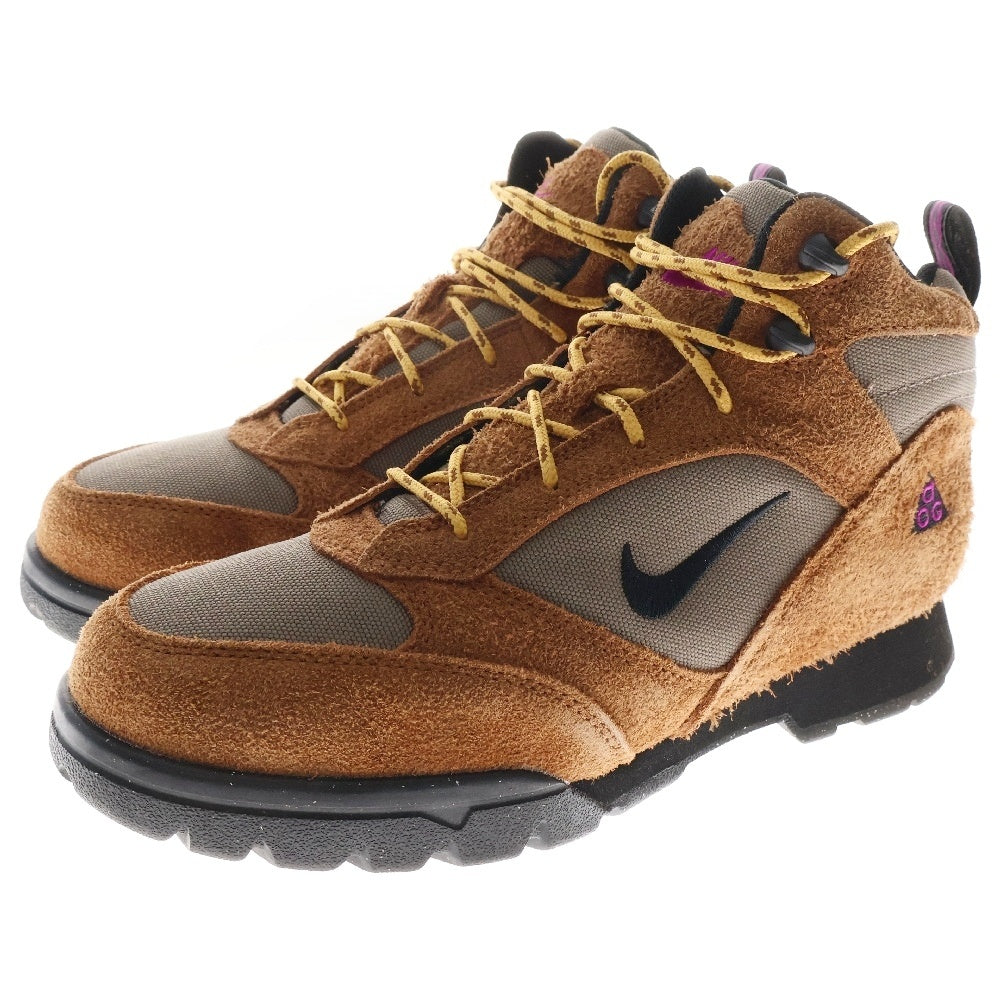 NIKE ACG(ナイキエーシージー) Torre Mid Pecan and Olive Grey トーレ ミッド ピーカン アンド オリーブグレー ミッドカットスニーカー ブラウン/グレー US9/27cm FD0212-200