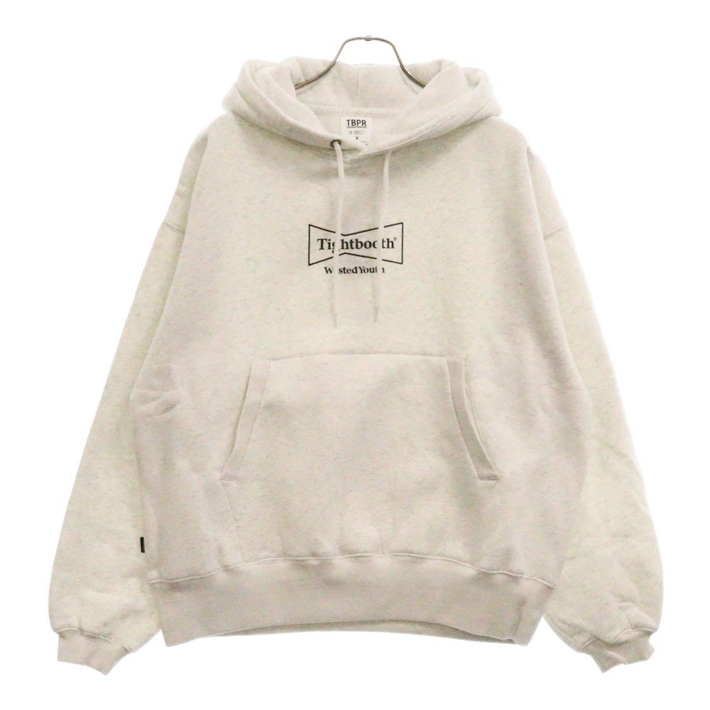TIGHTBOOTH(タイトブース) 20AW ×Wasted Youth Hoodie ウェイステッドユース バックプリント プルオーバースウェットパーカー グレー FW20-15th18