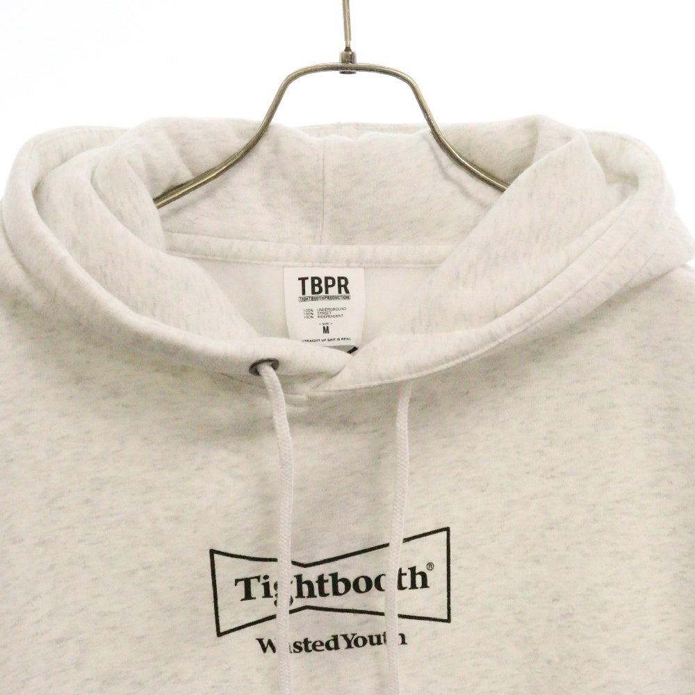 TIGHTBOOTH(タイトブース) 20AW ×Wasted Youth Hoodie ウェイステッドユース バックプリント プルオーバースウェットパーカー グレー FW20-15th18