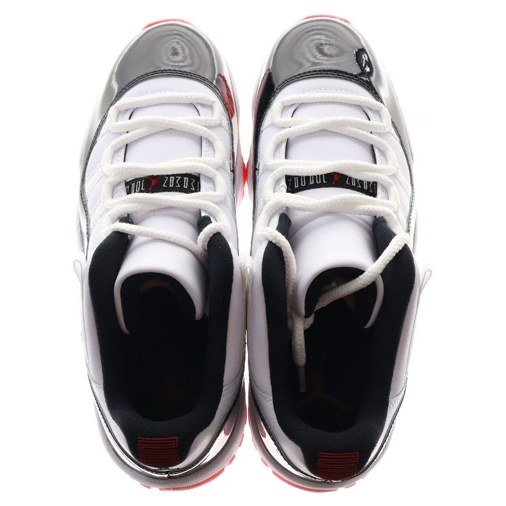 NIKE(ナイキ) AIR JORDAN 11 RETRO BRED エアジョーダン レトロ ブレッド ローカットスニーカー ホワイト/レッド US8/26cm AV2187-160