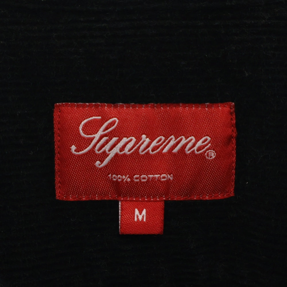 SUPREME(シュプリーム) 16AW Corduroy Shirt コーデュロイ ボタンダウン 長袖シャツ ブラック