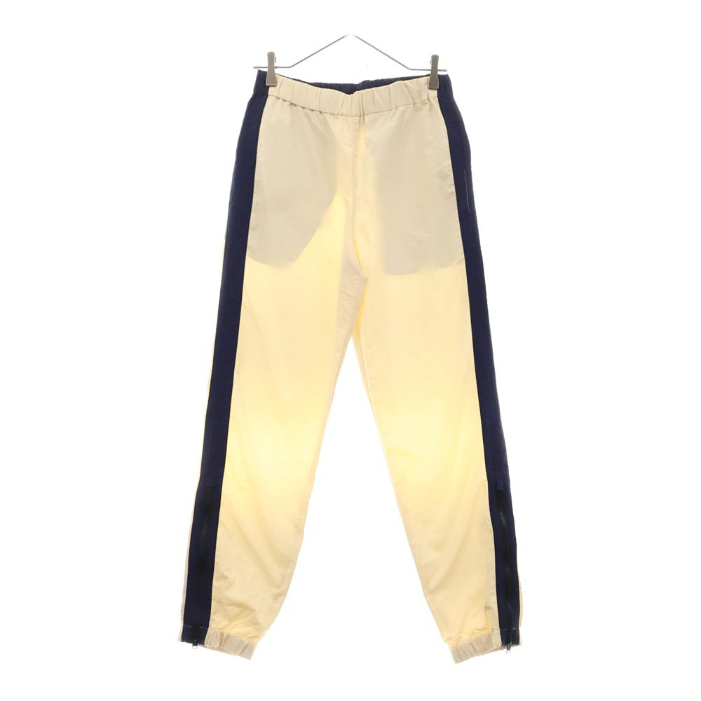 KENZO(ケンゾー) 21SS SPORT NYLON JOGPANTS ロゴプリント ナイロンジョガーパンツ アイボリー/ネイビー