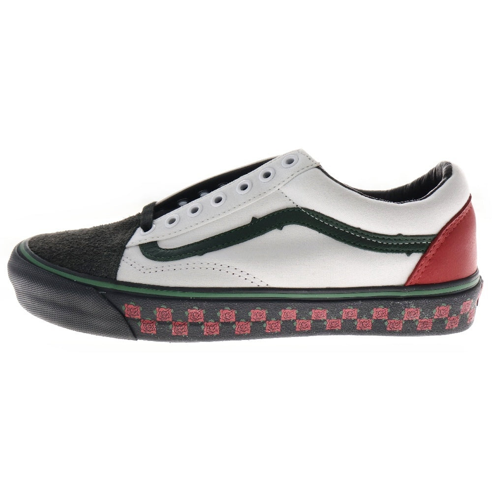 VANS(ヴァンズ) OG Old Skool LX Bodega Sub Rosa White オールドスクール ボデガ ローザ ローカットスニーカー ホワイト/ブラック US10/28cm VN000VOJPVM