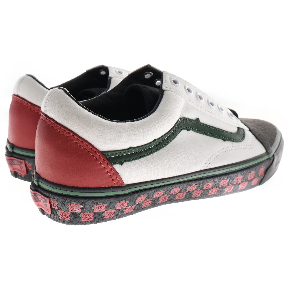 VANS(ヴァンズ) OG Old Skool LX Bodega Sub Rosa White オールドスクール ボデガ ローザ ローカットスニーカー ホワイト/ブラック US10/28cm VN000VOJPVM
