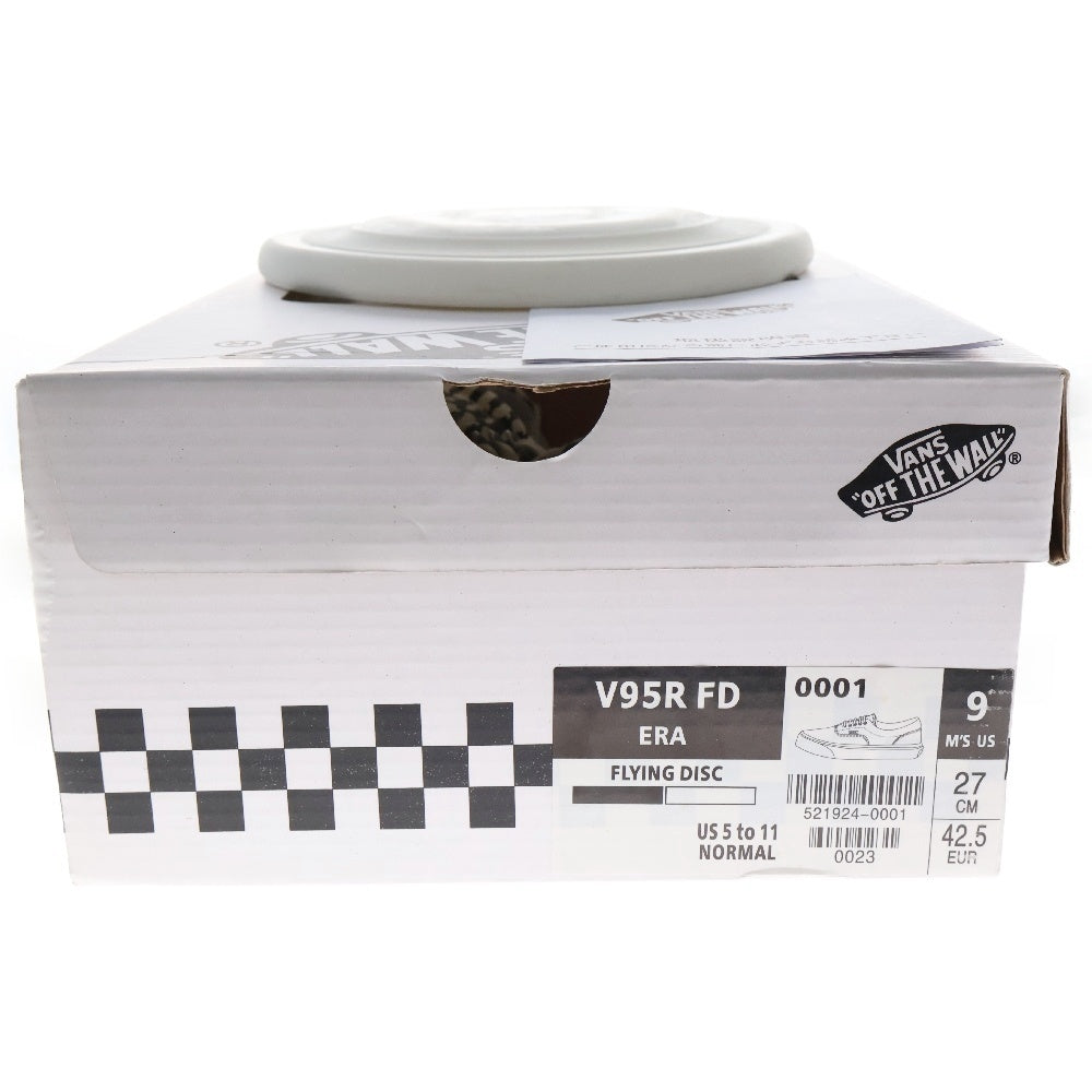 VANS(ヴァンズ) ×BILLY'S V95R FD ERA FLING DISC ビリーズ オープン記念 エラ フライングディスク ローカットスニーカー ホワイト/ブラック US9/27cm 521924-0001