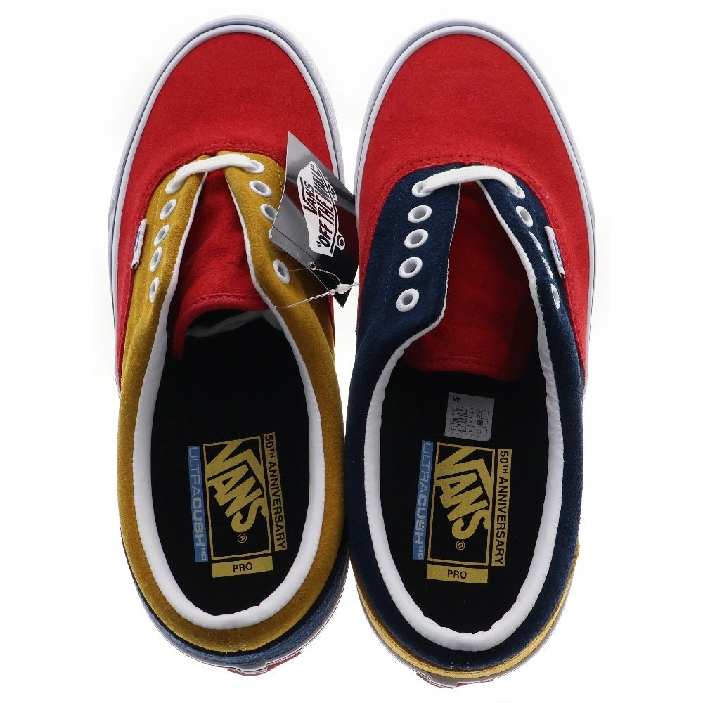 VANS(ヴァンズ) Era Pro 50th '76 Multi エラ プロ 50周年限定 スエード ローカットスニーカー マルチ US10/28cm VN000VFBJ6X