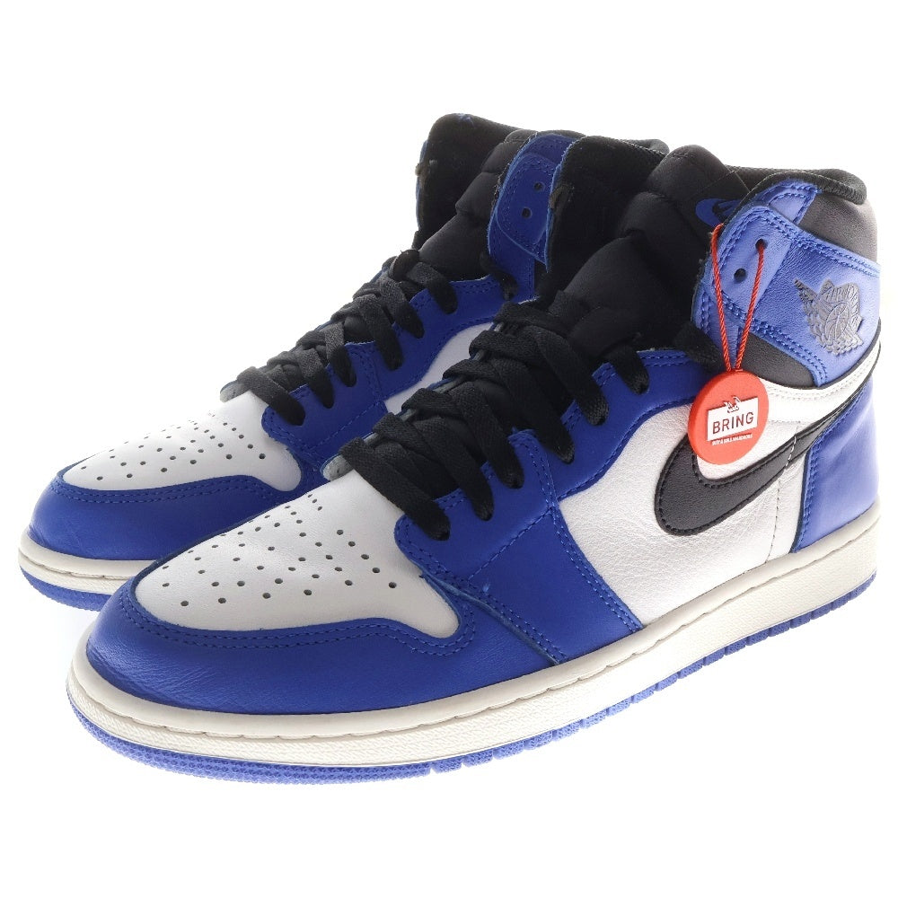 NIKE(ナイキ) AIR JORDAN 1 RETRO HIGH OG GAME ROYAL エアジョーダン1 レトロハイ ゲームロイヤル ハイカットスニーカー ホワイト/ブルー US9.5/27.5cm 555088-403