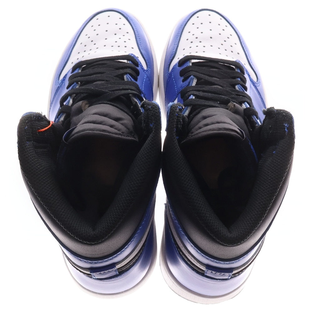 NIKE(ナイキ) AIR JORDAN 1 RETRO HIGH OG GAME ROYAL エアジョーダン1 レトロハイ ゲームロイヤル ハイカットスニーカー ホワイト/ブルー US9.5/27.5cm 555088-403