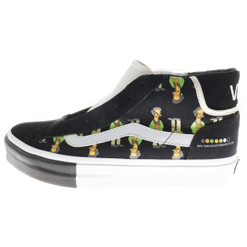 VANS(ヴァンズ) ×Simpsons ×Futura Mid Skool LX シンプソンズ フューチュラ スクールLX 世界100足限定 ミッドカットスニーカー US8/26cm VN-0FJPXTQ/6520199