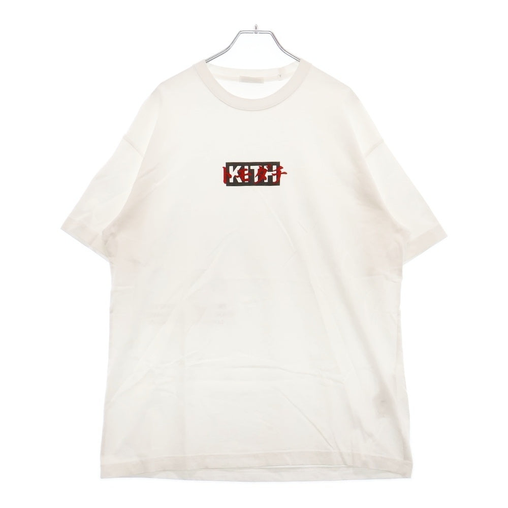 KITH(キス) 20AW TOKYO BOX LOGO TEE 東京限定 トモダチ ボックスロゴ クルーネック 半袖Tシャツ カットソー ホワイト 20-071-060-0002-2-0