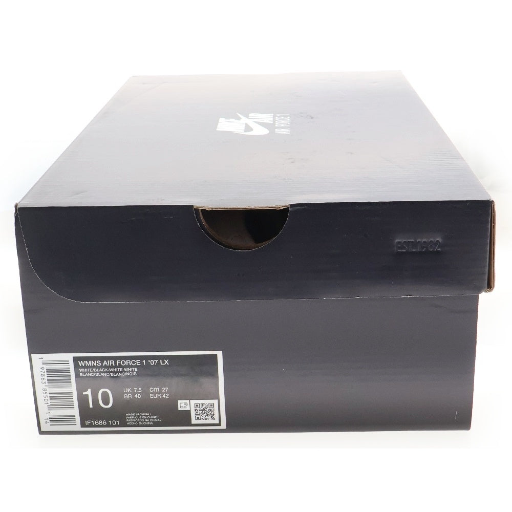 NIKE(ナイキ) WMNS AIR FORCE 1 '07 LX MOLTEN METAL モルテンメタル ホワイト/ブラック IF1686-101