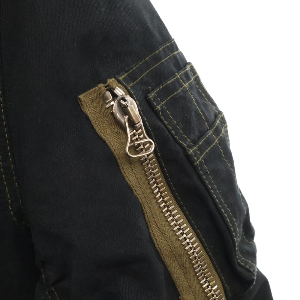 READY MADE(レディメイド) JESSE JACKET MA-1 ジェシー中綿ジャケット ライナー付き ブラック/カーキ