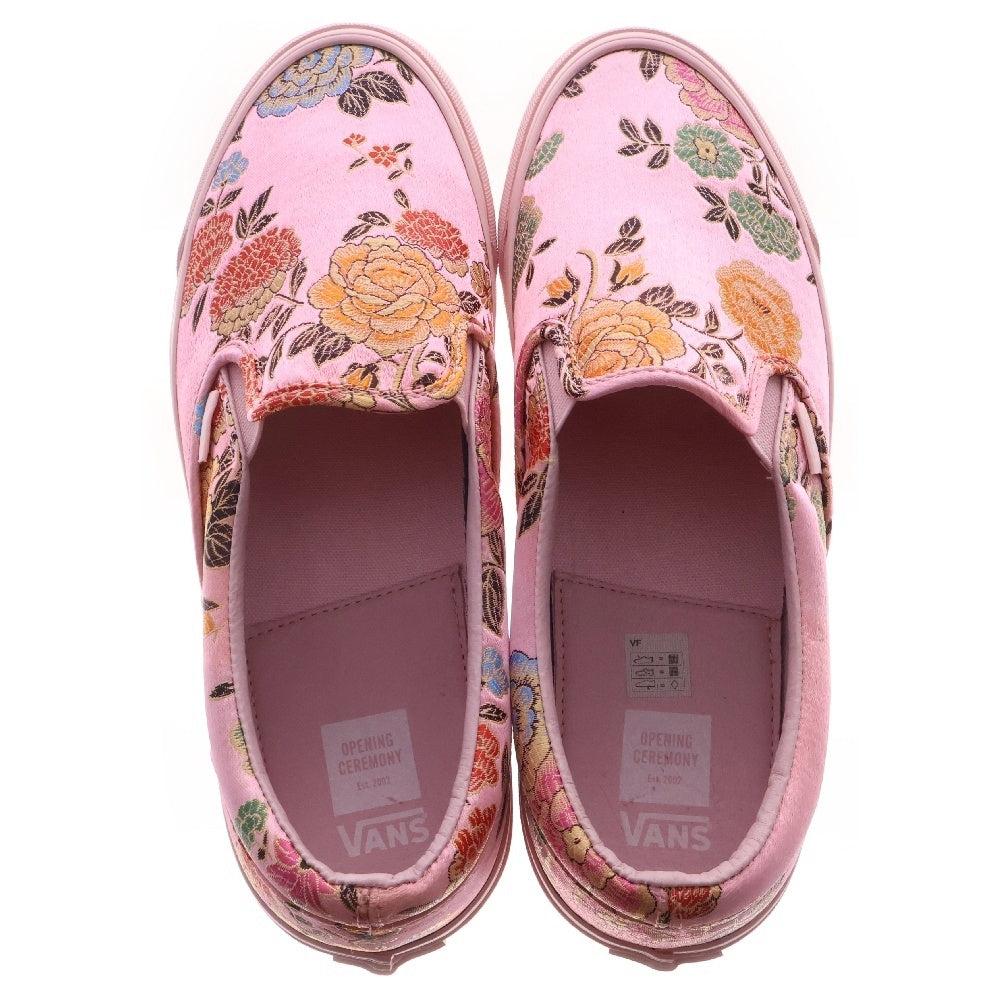 VANS(ヴァンズ) ×Opening Ceremony Volt OG Classic Slip-On PnkFlrl オープニングセレモニー ボルト OG クラシック スリッポン ローカットスニーカー VN0A32QNKX9