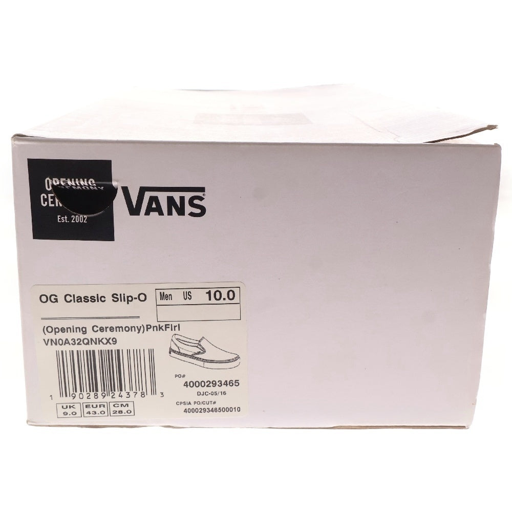 VANS(ヴァンズ) ×Opening Ceremony Volt OG Classic Slip-On PnkFlrl オープニングセレモニー ボルト OG クラシック スリッポン ローカットスニーカー VN0A32QNKX9