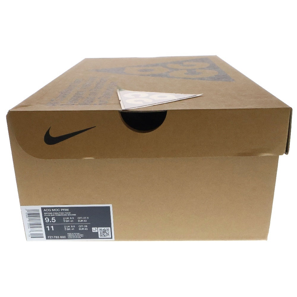 NIKE(ナイキ) ACG Moc Premium Beyond Pink ローカットスニーカー サンダル ピンク US9.5/27.5cm FZ1783-600