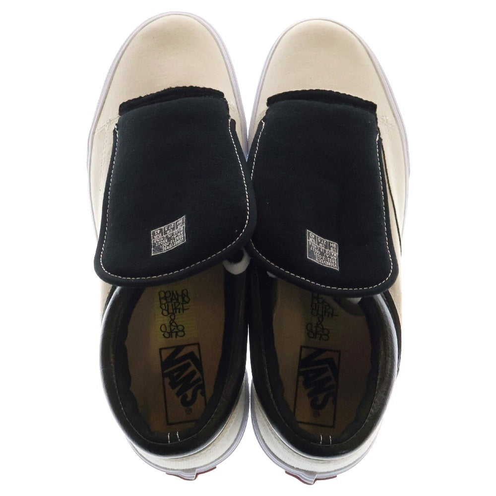 VANS(ヴァンズ) ×BEAMS×SSZ V36REVERSE OLD SKOOL ビームス V36リバース オールドスクール ローカットスニーカー ブラック/ホワイト US9.5/27.5cm 585212-0001