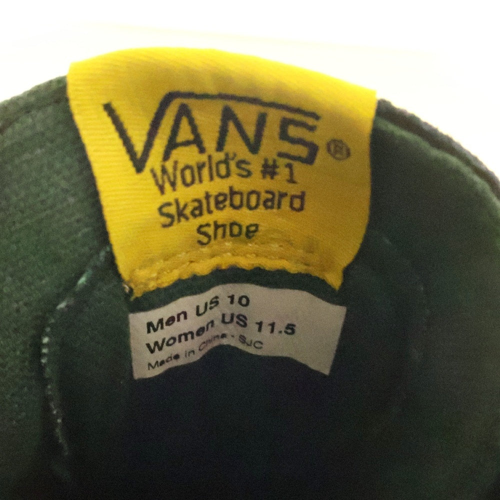 VANS(ヴァンズ) ×Simpsons ×Stash Sk8 Mid LX シンプソンズ スタッシュ スケート ミッドカットスニーカー ブラック/グリーン US10/28cm VN-0FJQYJ7/6520299
