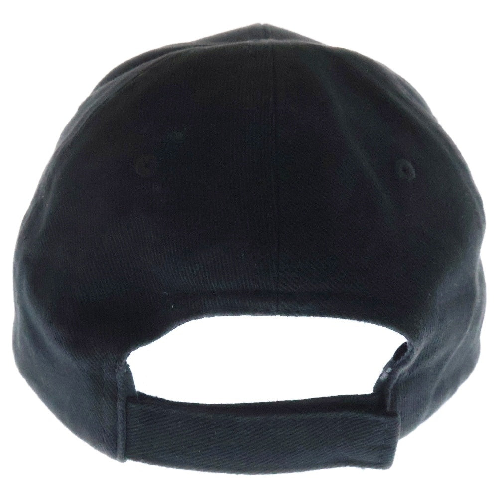 BALENCIAGA(バレンシアガ) 3B SPORTS ICON CAP ロゴ刺繡 ベースボールキャップ ブラック 766860