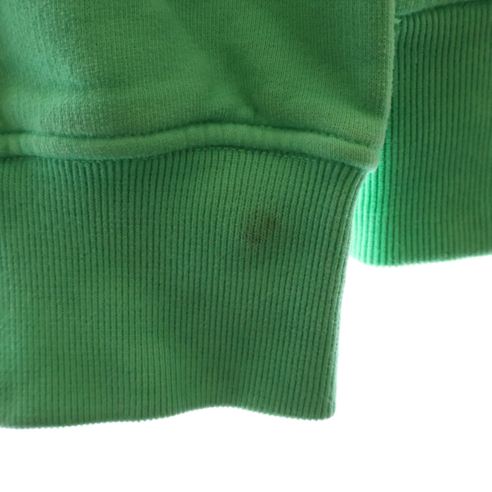 STONE ISLAND(ストーンアイランド) 22AW Brushed Cotton Crew Neck Sweat ロゴワッペン ブラッシュ コットン クルーネック スウェットトレーナー グリーン 771563020 V0052