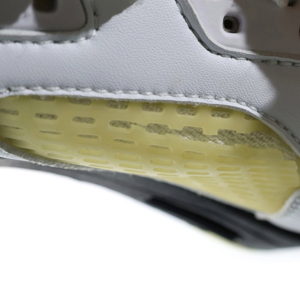 NIKE(ナイキ) 【観賞用】2000年製 AIR JORDAN 5 RETRO FIRE RED エアジョーダン5 レトロ ファイヤーレッド ハイカットスニーカー ホワイト/レッド US9.5/27.5cm 136027-101