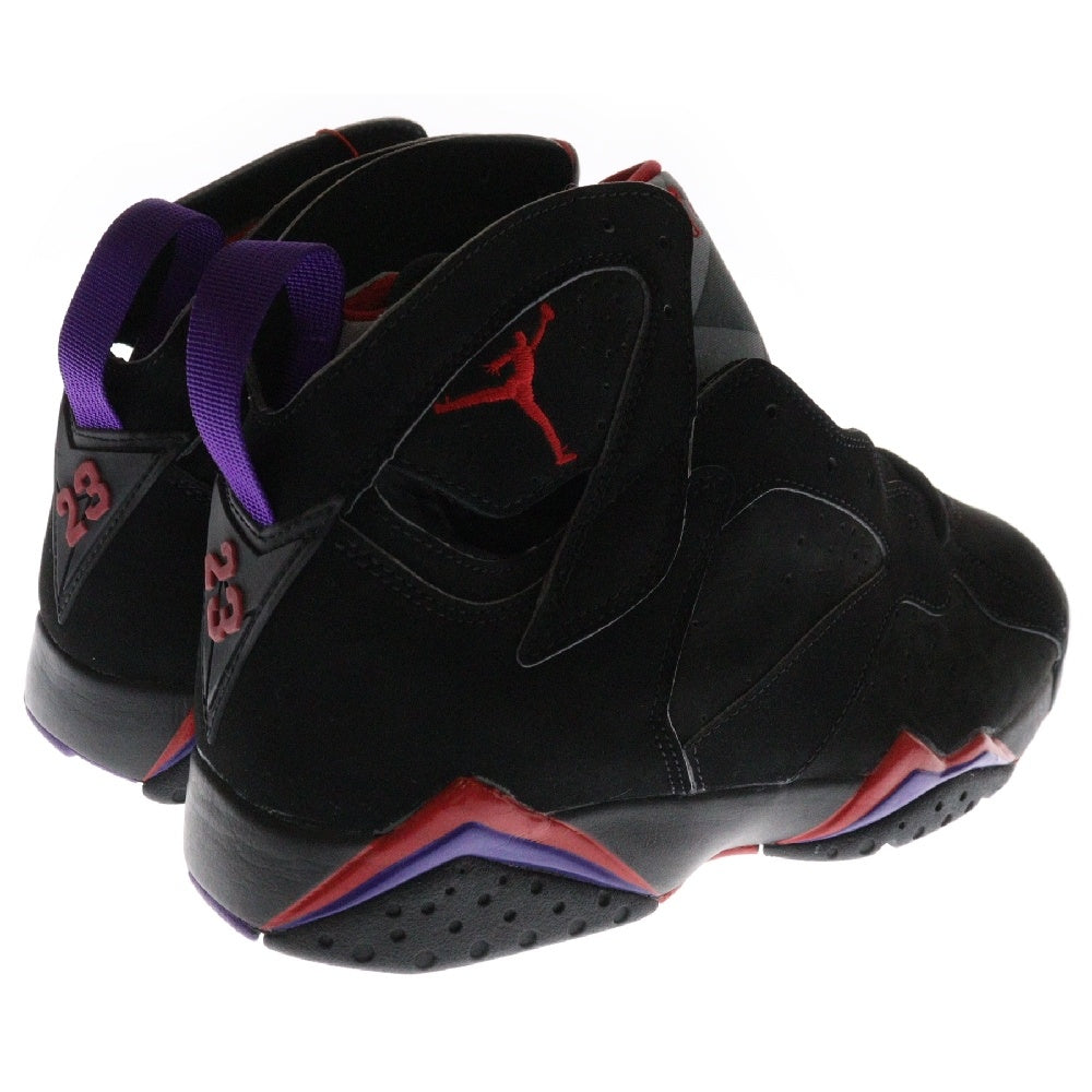 NIKE(ナイキ) 【観賞用】2002年製 AIR JORDAN 7 RETRO RAPTORS エアジョーダン7 レトロ ラプターズ ハイカットスニーカー ブラック/レッド US9.5/27.5cm 304775-006