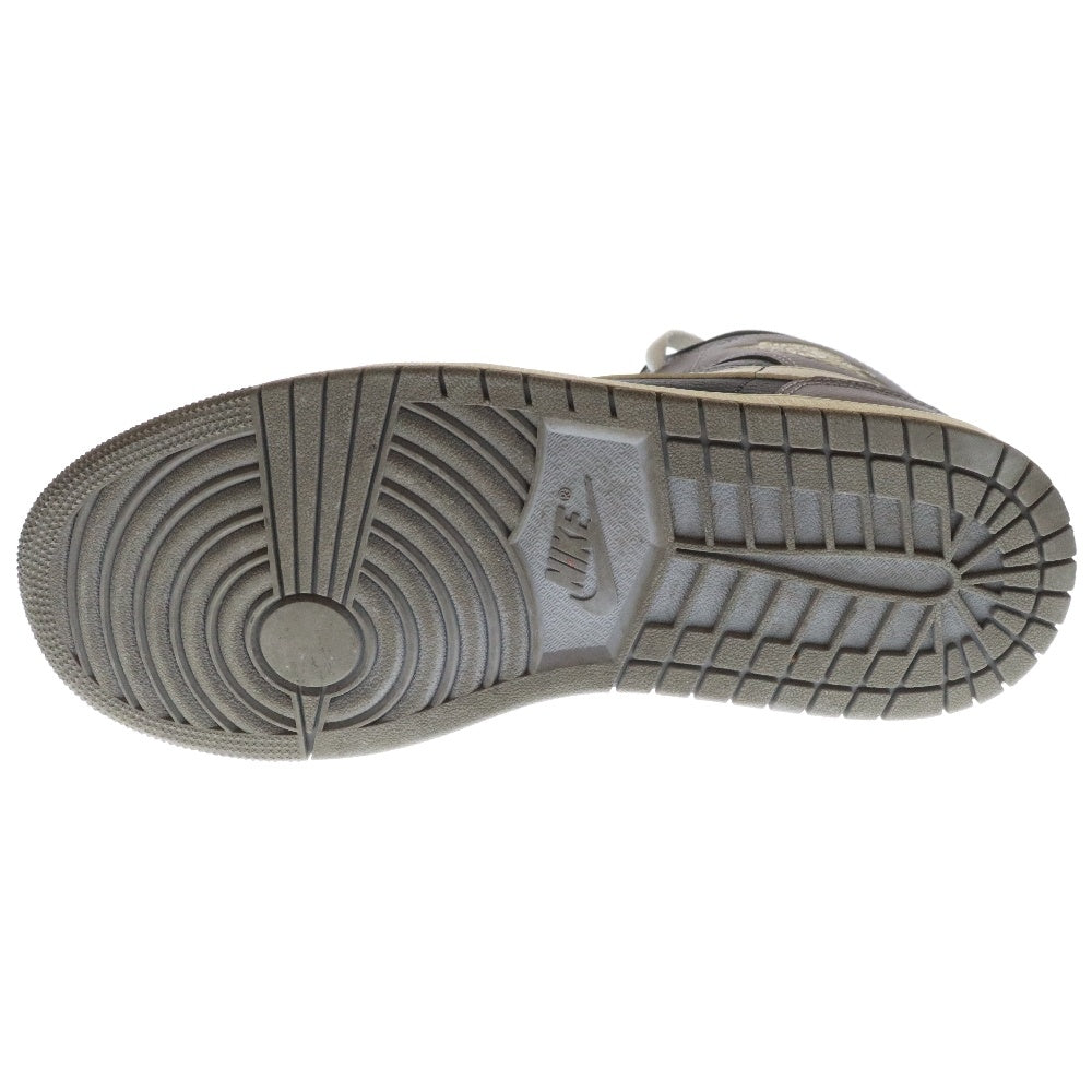 NIKE(ナイキ) Women's Air Jordan 1 Mid Cement Grey ウィメンズ エアジョーダン1 ミッド セメントグレー ミッドカットスニーカー US10.5/27.5cm ブラック/グレー BQ6472-022