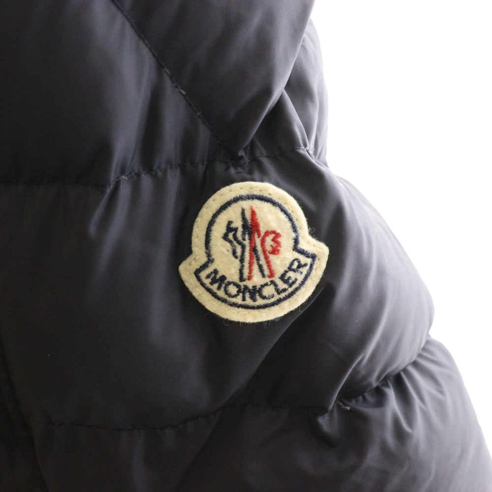 MONCLER(モンクレール) 18AW CLUNY GIBBOTTO クルーニー ファー付き ダウンジャケット フーディー ネイビー D20914138025 68352