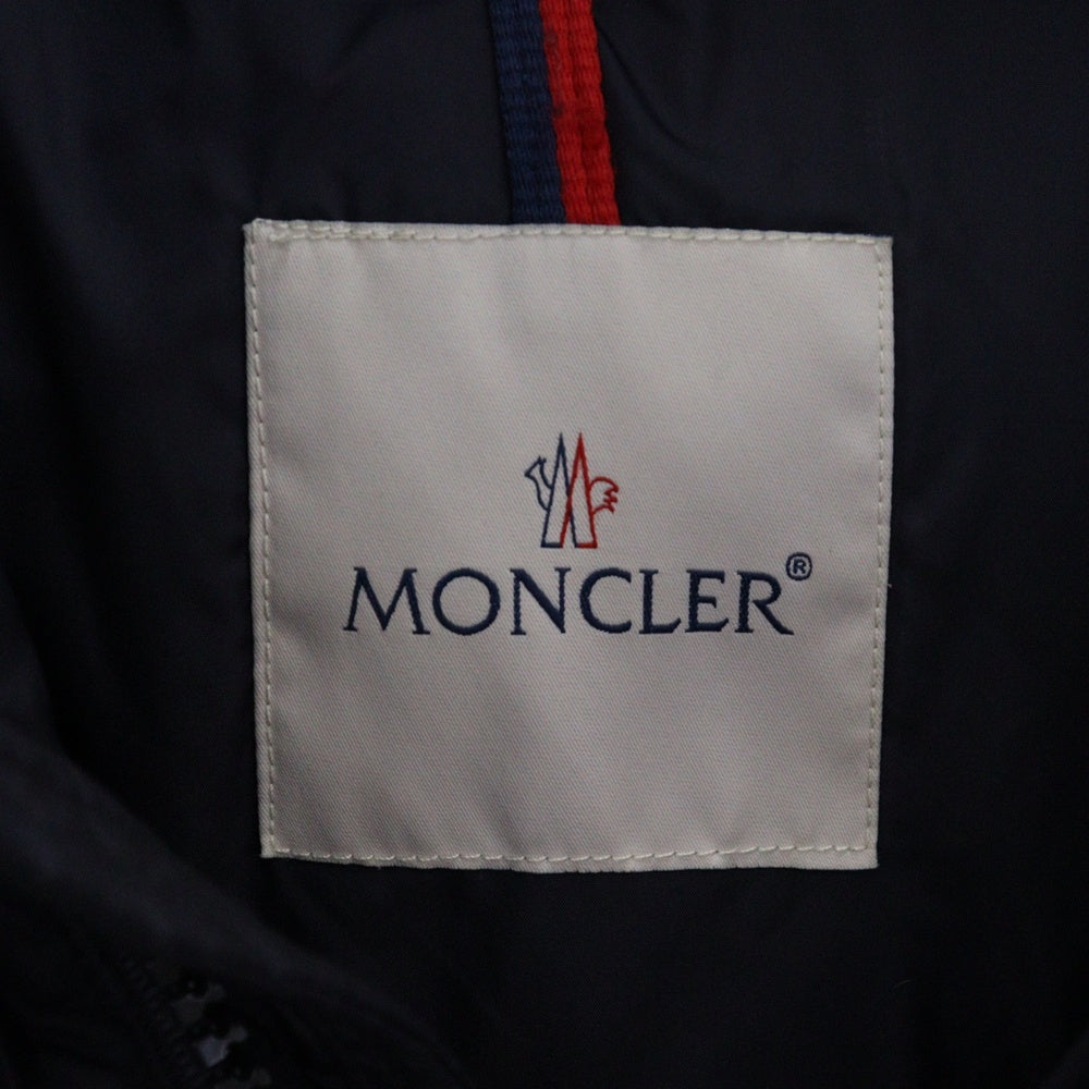 MONCLER(モンクレール) 18AW CLUNY GIBBOTTO クルーニー ファー付き ダウンジャケット フーディー ネイビー D20914138025 68352
