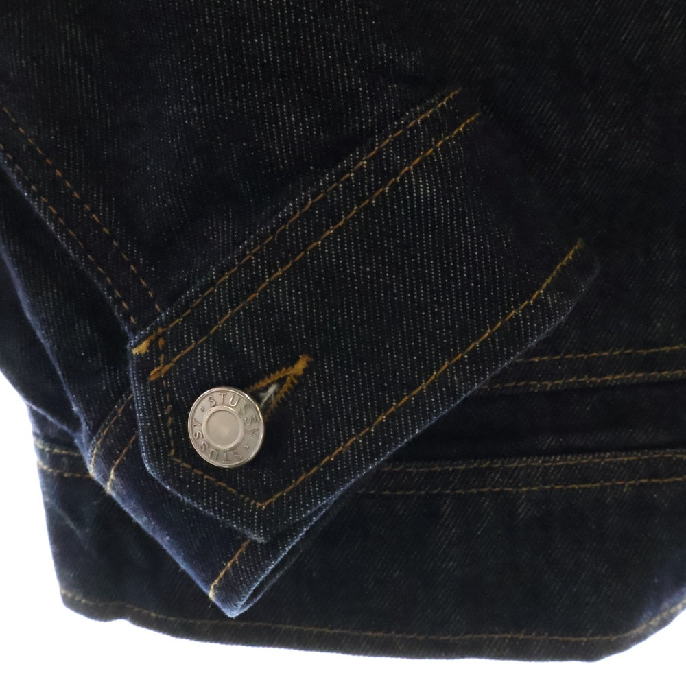 STUSSY(ステューシー) Denim Zip Work Jacket ジップアップ デニム ワークジャケット インディゴブラック 115682