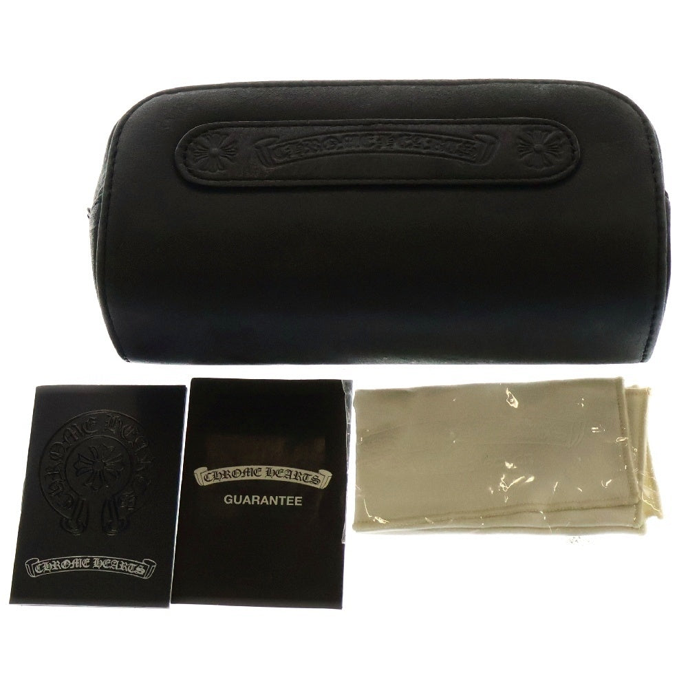 CHROME HEARTS(クロムハーツ) JISM/DB-DBL メガネ 眼鏡 アイウェア 65□12 126 ブラック/シルバー
